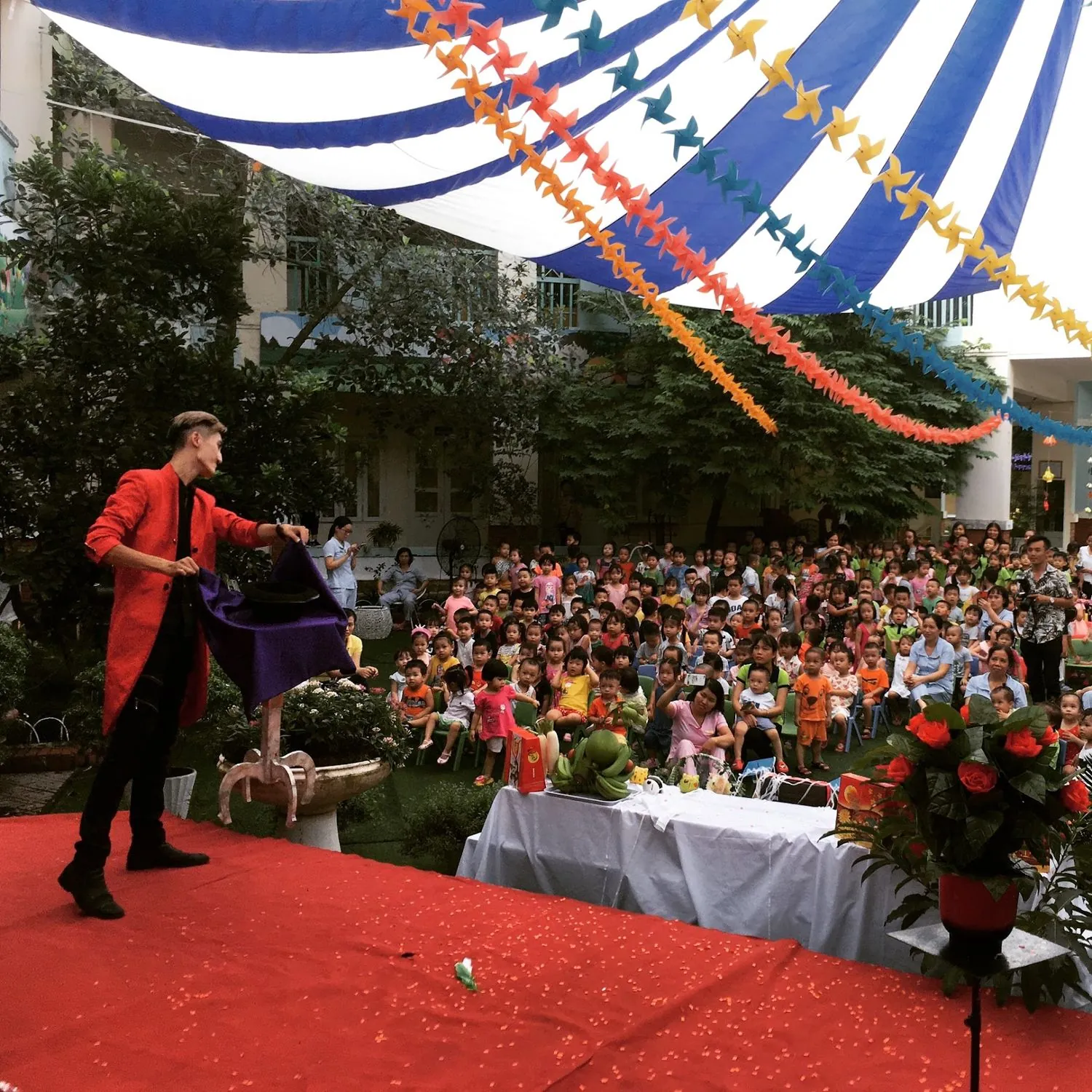 A school festival show
