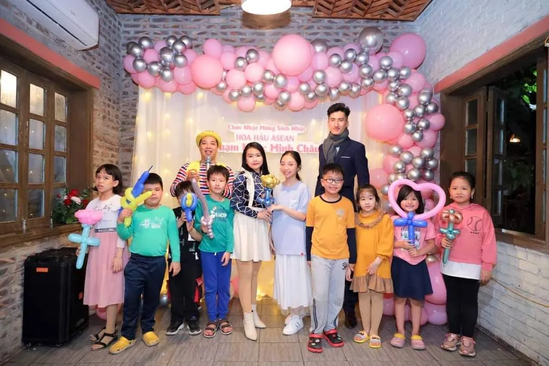 Birthday party with young guests